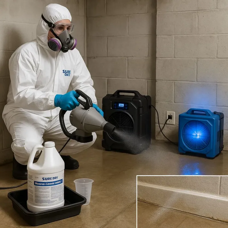 Sanitization and Odor Removal process in Round Lake, IL