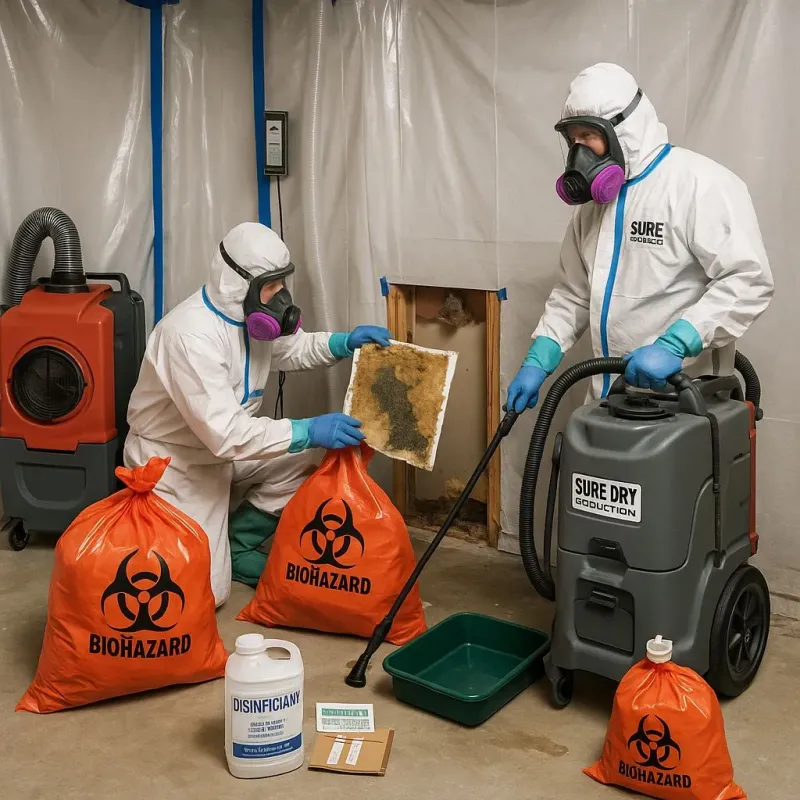 Contaminated Water Handling Protocols process in Round Lake, IL