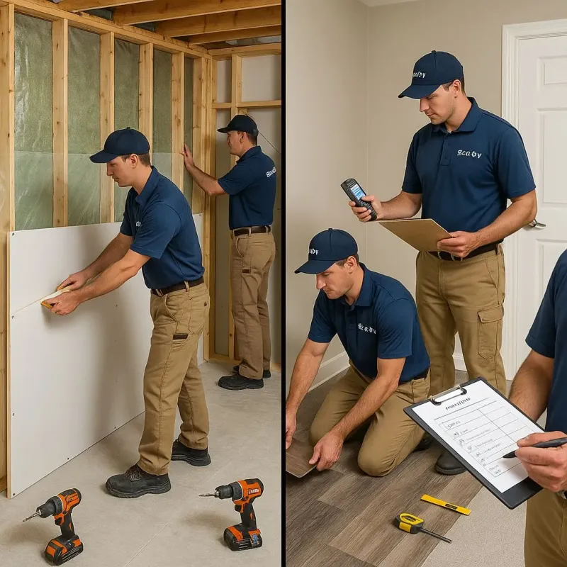 Repairs and Reconstruction process in Round Lake, IL