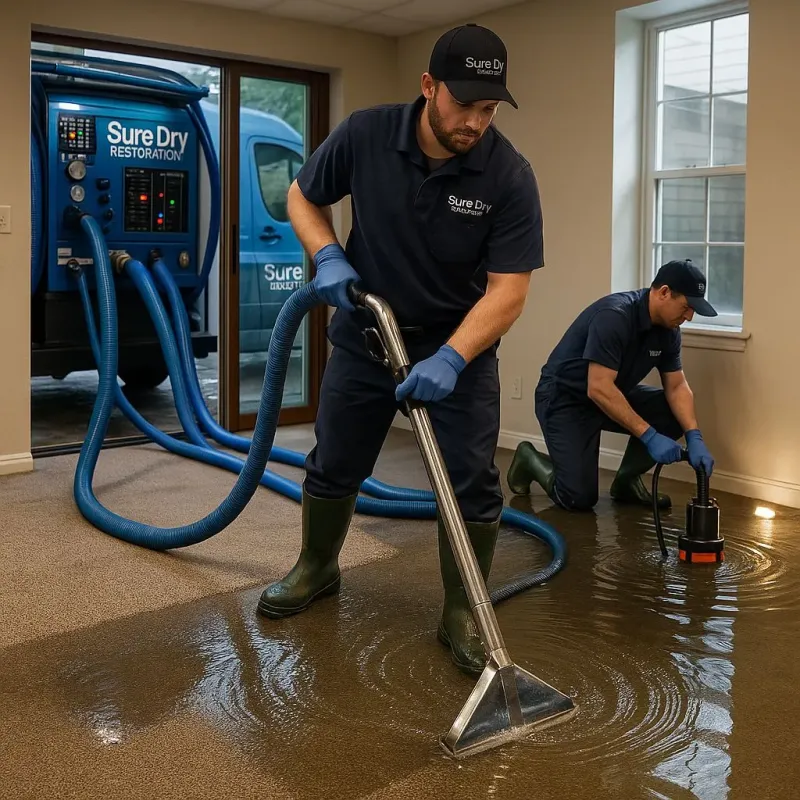 Water Extraction and Removal process in Round Lake, IL
